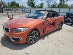 Salvage cars for sale at auction: 2016 BMW 228 XI Sulev