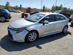 Toyota salvage cars for sale: 2020 Toyota Corolla LE