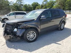 Salvage cars for sale from Copart Fort Pierce, FL: 2017 Dodge Journey SXT