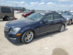 Mercedes-Benz C 250 salvage cars for sale: 2012 Mercedes-Benz C 250