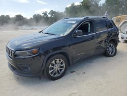 Salvage cars for sale at Ocala, FL auction: 2019 Jeep Cherokee Latitude Plus