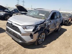 Salvage cars for sale at Elgin, IL auction: 2021 Toyota Rav4 XLE Premium