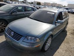 Salvage cars for sale at Martinez, CA auction: 2003 Volkswagen Passat W8 4MOTION