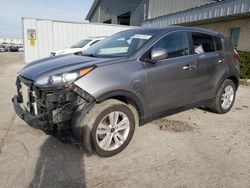 Salvage cars for sale at Franklin, WI auction: 2018 KIA Sportage LX