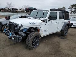 Salvage cars for sale from Copart New Britain, CT: 2023 Jeep Wrangler 4XE
