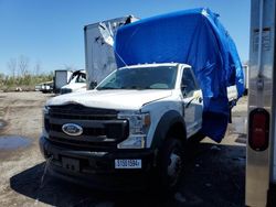 Salvage trucks for sale at Woodhaven, MI auction: 2020 Ford F550 Super Duty