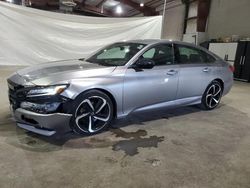Salvage cars for sale at North Billerica, MA auction: 2021 Honda Accord Sport