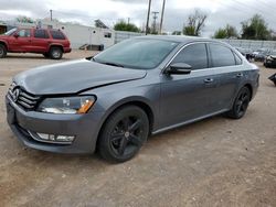 Salvage cars for sale from Copart Oklahoma City, OK: 2015 Volkswagen Passat S