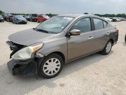 Salvage cars for sale from Copart San Antonio, TX: 2016 Nissan Versa S