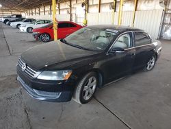 Salvage cars for sale at Phoenix, AZ auction: 2013 Volkswagen Passat SE