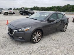 Salvage cars for sale from Copart New Braunfels, TX: 2017 Mazda 3 Touring