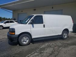 Salvage trucks for sale at Exeter, RI auction: 2021 Chevrolet Express G2500