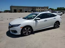 Salvage cars for sale from Copart Wilmer, TX: 2016 Honda Civic Touring