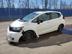 Salvage cars for sale from Copart Moncton, NB: 2015 Honda FIT EX