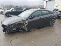 Salvage cars for sale at Duryea, PA auction: 2021 Hyundai Elantra SEL