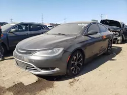 Salvage cars for sale from Copart Chicago Heights, IL: 2015 Chrysler 200 C