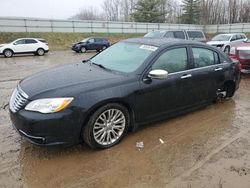 Salvage cars for sale from Copart Davison, MI: 2013 Chrysler 200 Limited