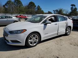 Vehiculos salvage en venta de Copart Hampton, VA: 2018 Ford Fusion SE Hybrid