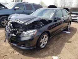 Salvage cars for sale from Copart Elgin, IL: 2014 Mercedes-Benz E 350 4matic