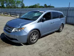 Salvage cars for sale at Spartanburg, SC auction: 2011 Honda Odyssey EXL