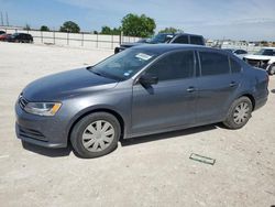 Salvage cars for sale from Copart Haslet, TX: 2016 Volkswagen Jetta S