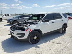 Ford salvage cars for sale: 2016 Ford Explorer Police Interceptor