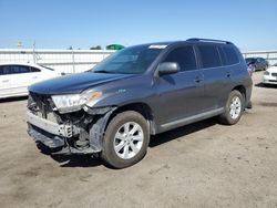 Salvage cars for sale from Copart Bakersfield, CA: 2011 Toyota Highlander Base