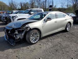 Salvage cars for sale at Marlboro, NY auction: 2021 Lexus ES 300H Luxury