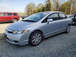 Vehiculos salvage en venta de Copart Concord, NC: 2011 Honda Civic LX