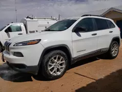 Vehiculos salvage en venta de Copart Andrews, TX: 2017 Jeep Cherokee Sport