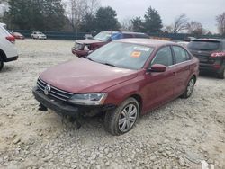 Salvage cars for sale from Copart Madisonville, TN: 2017 Volkswagen Jetta S