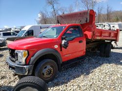 Salvage trucks for sale at West Warren, MA auction: 2017 Ford F550 Super Duty