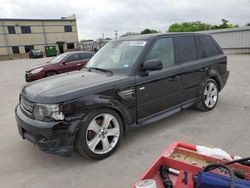 Salvage cars for sale from Copart Wilmer, TX: 2012 Land Rover Range Rover Sport HSE Luxury