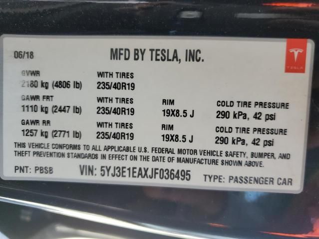 2018 Tesla Model 3