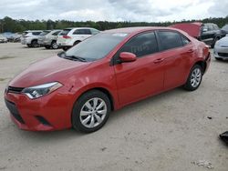 Salvage cars for sale from Copart Harleyville, SC: 2014 Toyota Corolla L