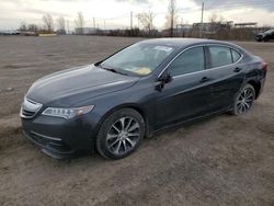 Salvage cars for sale from Copart Montreal Est, QC: 2015 Acura TLX
