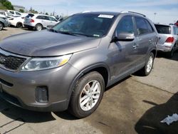 Salvage cars for sale at Vallejo, CA auction: 2015 KIA Sorento LX