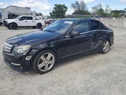 Mercedes-Benz c300 salvage cars for sale: 2011 Mercedes-Benz C300