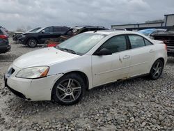 Pontiac salvage cars for sale: 2008 Pontiac G6 Base