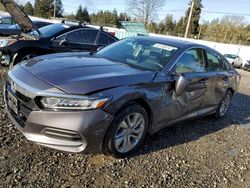 Salvage cars for sale at Graham, WA auction: 2019 Honda Accord LX