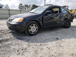 Salvage cars for sale from Copart Ellenwood, GA: 2002 Honda Civic LX