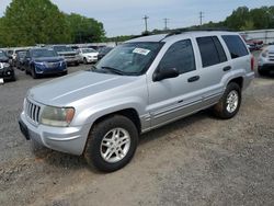 Salvage cars for sale from Copart Mocksville, NC: 2004 Jeep Grand Cherokee Laredo