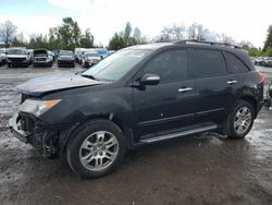 Acura salvage cars for sale: 2009 Acura MDX Technology