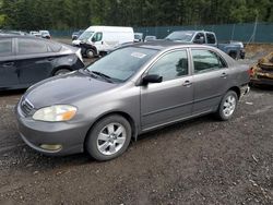 Salvage cars for sale from Copart Graham, WA: 2007 Toyota Corolla CE