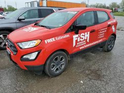 Ford Ecosport S Vehiculos salvage en venta: 2018 Ford Ecosport S