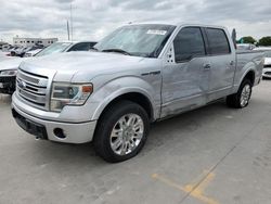 Salvage cars for sale from Copart Grand Prairie, TX: 2014 Ford F150 Supercrew
