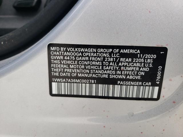 2021 Volkswagen Passat SE