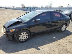 Salvage cars for sale from Copart London, ON: 2010 Honda Civic DX