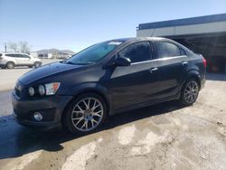 Salvage cars for sale at Anthony, TX auction: 2016 Chevrolet Sonic LTZ