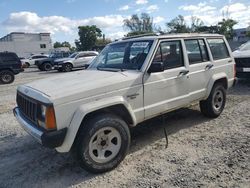 Salvage cars for sale from Copart Opa Locka, FL: 1989 Jeep Cherokee Pioneer